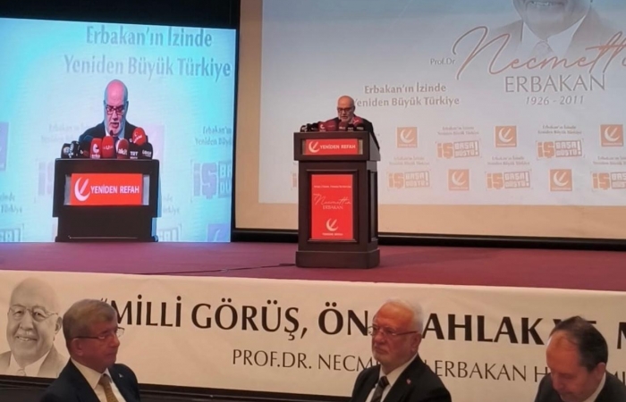 YENİDEN REFAH PARTİSİNİN NECMETTİN ERBAKAN ANMA PROGRAMINA KATILIM SAĞLADIK